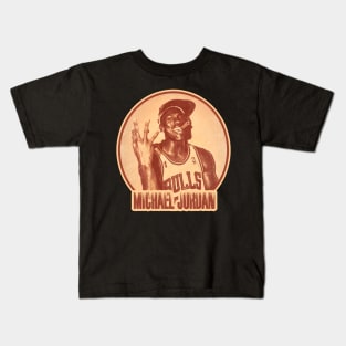 Vintage Michael Jordan | Red Color Kids T-Shirt